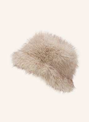 Marc Cain Kunstpelz-Hut beige