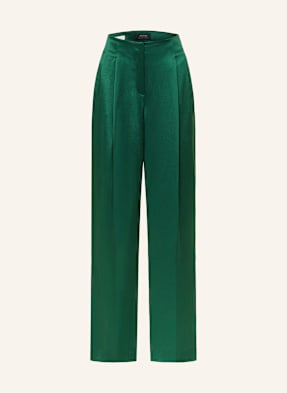 Marc Cain Marlenehose Aus Satin gruen