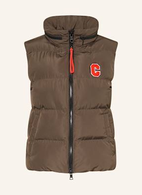 No.1 Como Prošívaná Vesta Cortina khaki