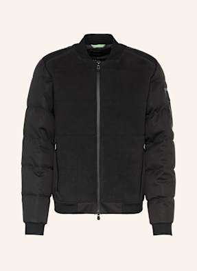 Boss Daunenjacke Ow_Hole19 Im Materialmix schwarz