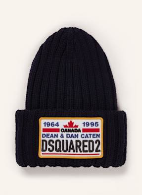 dsquared2 Mütze Risvolto blau