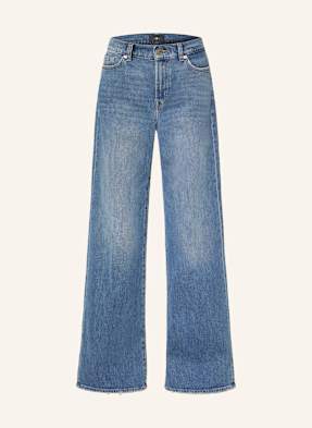 7 For All Mankind Wide Leg Jeans Lotta blau