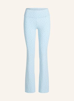 Skims Pohodlné Domácí Kalhoty Cotton Jersey powder blue micro floral powder blue micro fl