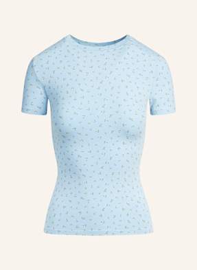 Skims Pohodlné Domácí Tričko Cotton Jersey tmavě modrá / světle zelená / světle fialová
