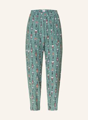 Jockey Pyžamové Kalhoty Everday Flannel Z Flanelu červená / tmavě modrá / bílá