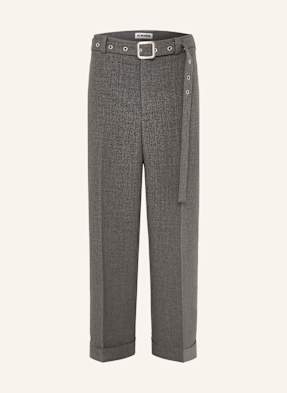 Jil Sander Chino Kalhoty Loose Fit šedá