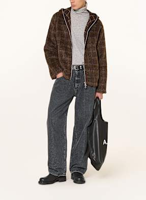 OUR LEGACY サッシュラッフミティスカト W2256SD GREY Our Legacy - Sash Skirt Dark Grey Melange Jersey