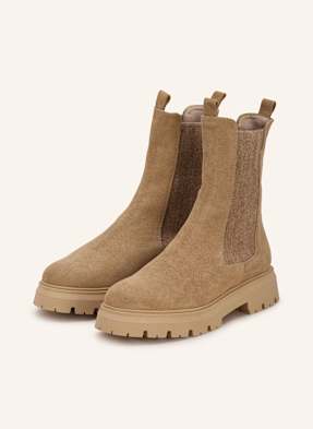 Darling Harbour Chelsea-Boots beige