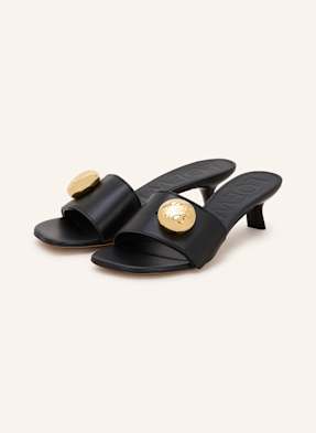 Loewe Mules Pebble schwarz