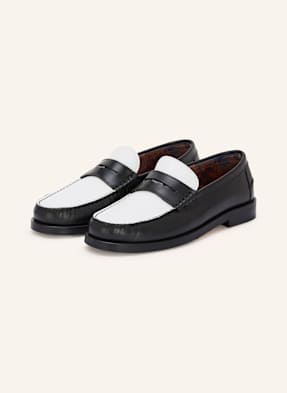 Naked Wolfe Mokasíny Typu Penny Riviera bílá / černá