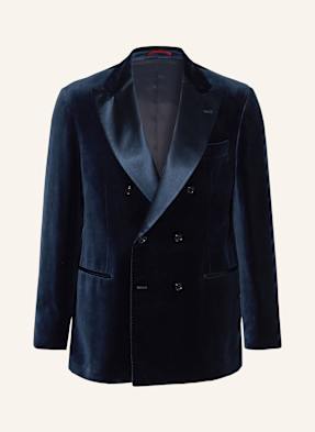 Brunello Cucinelli Smokingové Sako Regular Fit Ze Sametu S Hedvábím cup32 copiativo blu colorato