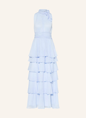 Neo Noir Kleid Marli Mit Rüschen blau