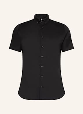 Desoto Košile S Krátkým Rukávem Slim Fit Ze Žerzejového Materiálu černá