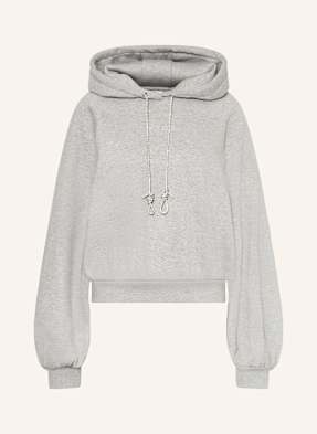 Guess Hoodie Mit Schmucksteinen grau