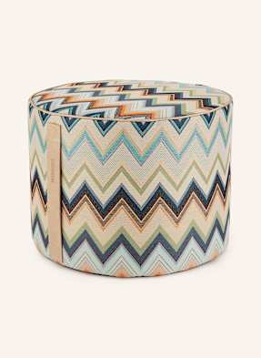 Missoni Home Taburet Agadir modrá / světle zelená / krémová