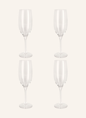 Alessi Sada 4 Sklenic Na Sekt Mami Xl bílá