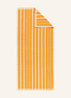 Marimekko Osuška Do Sprchy Raide oranžová / režná