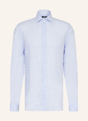 Reiss Leinenhemd Ruban Regular Fit blau