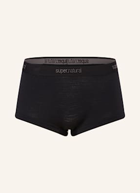 Super.Natural Funkční Kalhotky Panty tundra175 Boyfriend S Merino Vlnou černá