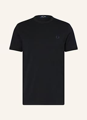 Fred Perry Tričko S Galonovými Pruhy 102 black