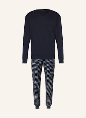 Calida Schlafanzug Relax Streamline blau