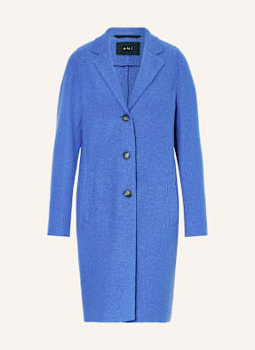 Oui Wollmantel blau