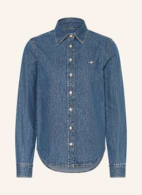 Gant Jeansbluse blau