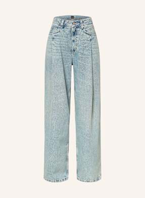 Boss Wide Leg Jeans blau