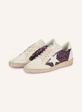 Golden Goose Sneaker Ball Star Mit Pailletten lila