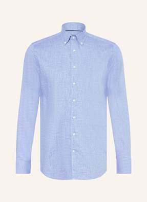 Strokesman's Flanellhemd Regular Fit blau