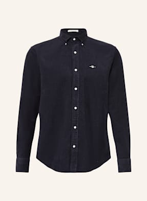 Gant Manšestrová Košile Regular Fit tmavě modrá