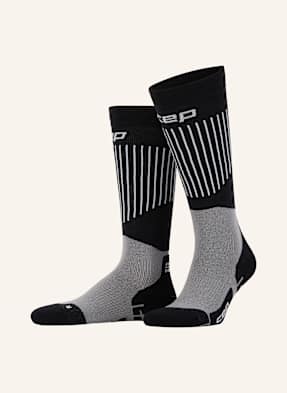Cep Lyžařské Ponožky Ultralight Compression Light Cushion 321 black/grey