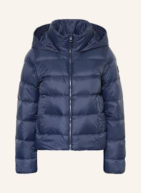 Tommy Hilfiger Péřová Bunda tmavě modrá