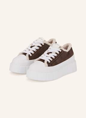 Inuikii Sneakersy Matilda Curly tmavě hnědá