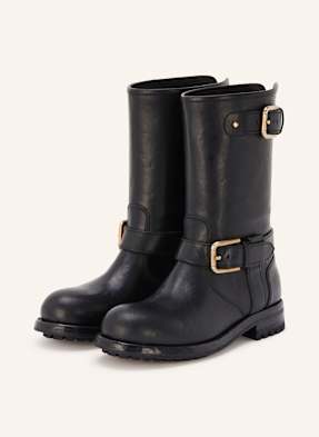Dolce & Gabbana Biker Boots schwarz