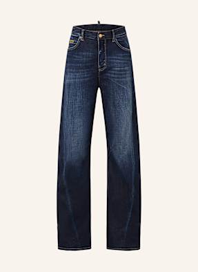 dsquared2 Boyfriend Džíny Twisted Jean 470 navy blue
