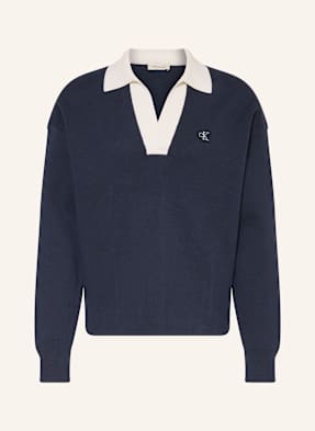 Calvin Klein Jeans Pullover blau