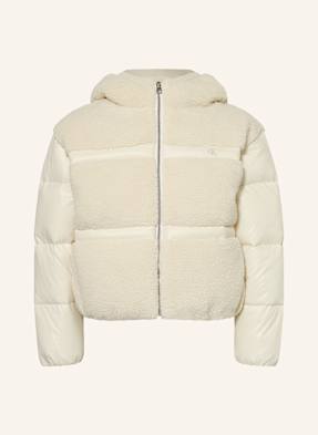 Calvin Klein Steppjacke Mit Teddyfell grau