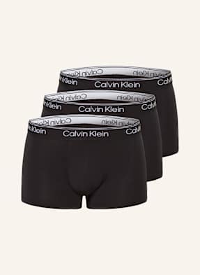 Calvin Klein 3er-Pack Boxershorts Microfiber Stretch schwarz
