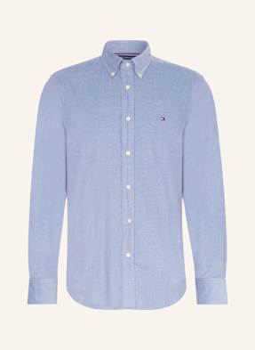 Tommy Hilfiger Cordhemd Regular Fit blau