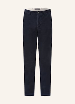 Tommy Hilfiger Manšestrové Chino Kalhoty Denton Straight Fit tmavě modrá