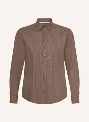 Olymp Košile Casual Regular Fit hnědá