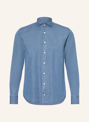 Olymp Signature Košile Signature Tailored Fit modrá