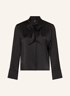 Marc Cain Satinbluse Mit Abnehmbarer Schluppe schwarz
