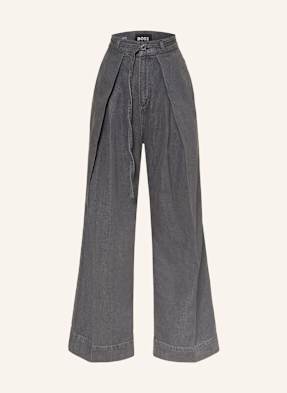 Boss Wide Leg Jeans Central 3.0 grau