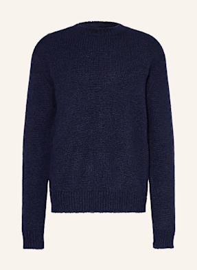 Jil Sander Svetr Z Alpaky tmavě modrá