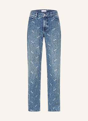 Lala Berlin Wide Leg Džíny Paola washed blue