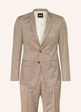 Boss Anzug Huge Slim Fit beige
