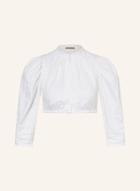 Gottseidank Dirndl Halenka Rebecca S 3/4 Rukávem bílá