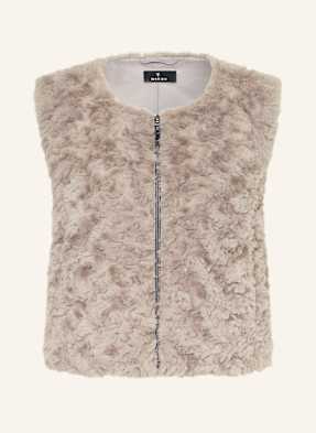 Monari Kunstfell-Weste beige
